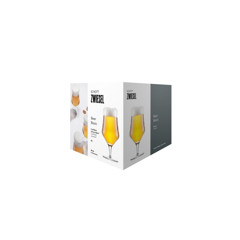Schott Zwiesel Beer Basic Craft-ølglas 30 cl med målestribe – 4 stk.