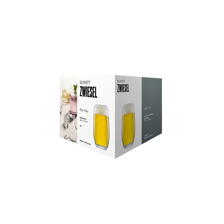 Schott Zwiesel For You-øltumbler 30 cl – 4 stk.