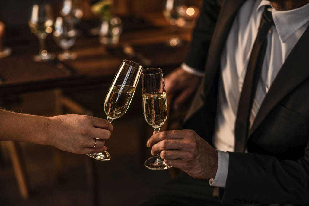 Schott Zwiesel For You-champagneglas 21 cl med mousseringspunkt – 4 stk.