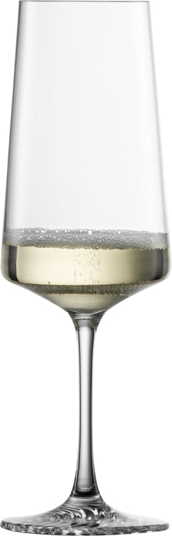 Zwiesel Glas Echo-champagneglas 39,5 cl med mousseringspunkt – 4 stk.