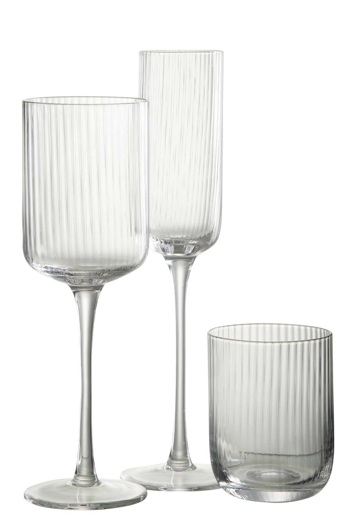 J-Line Louise Champagne Glass 18 Cl Transparent