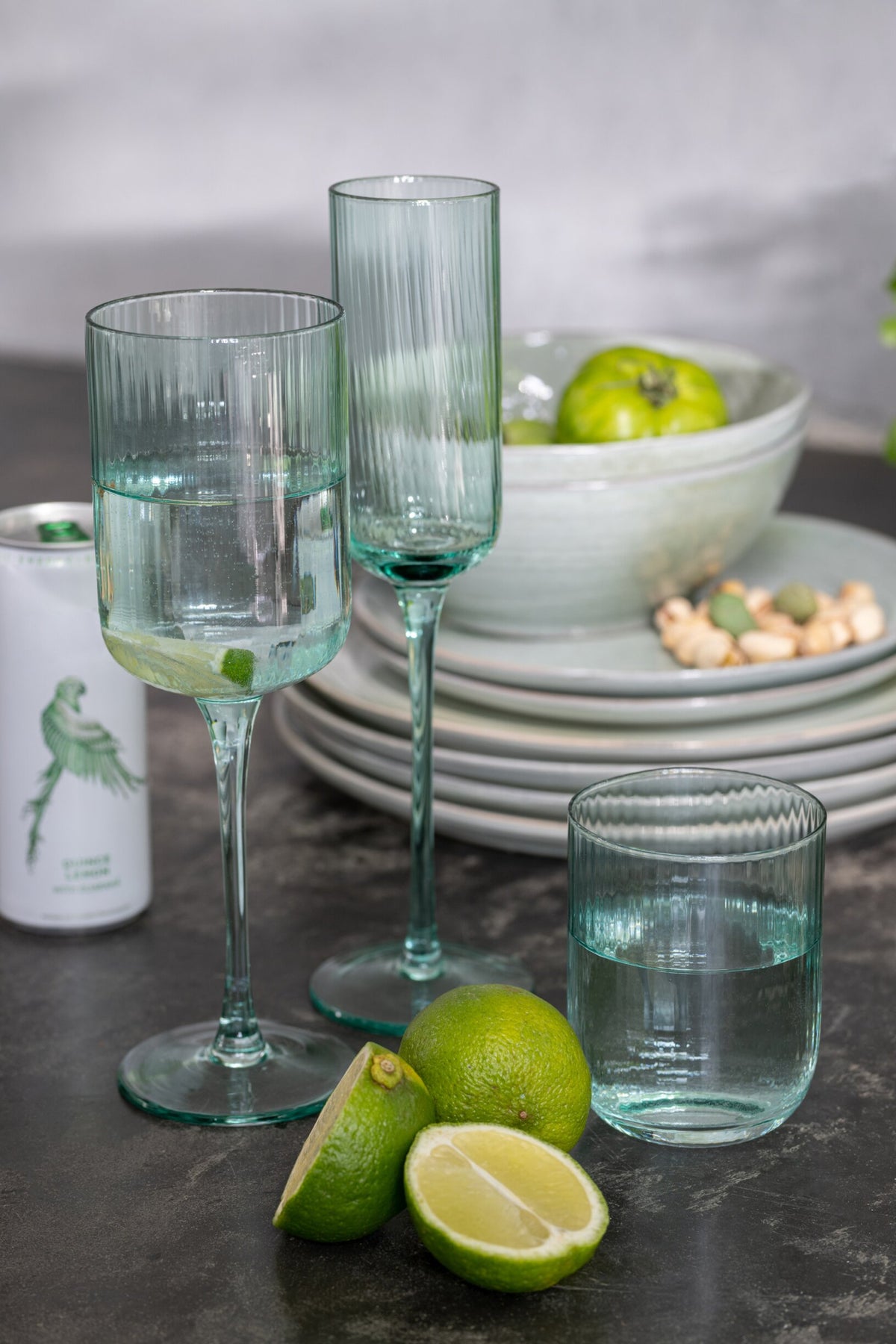 J-Line Kyle Water Glass 26 cl Mint
