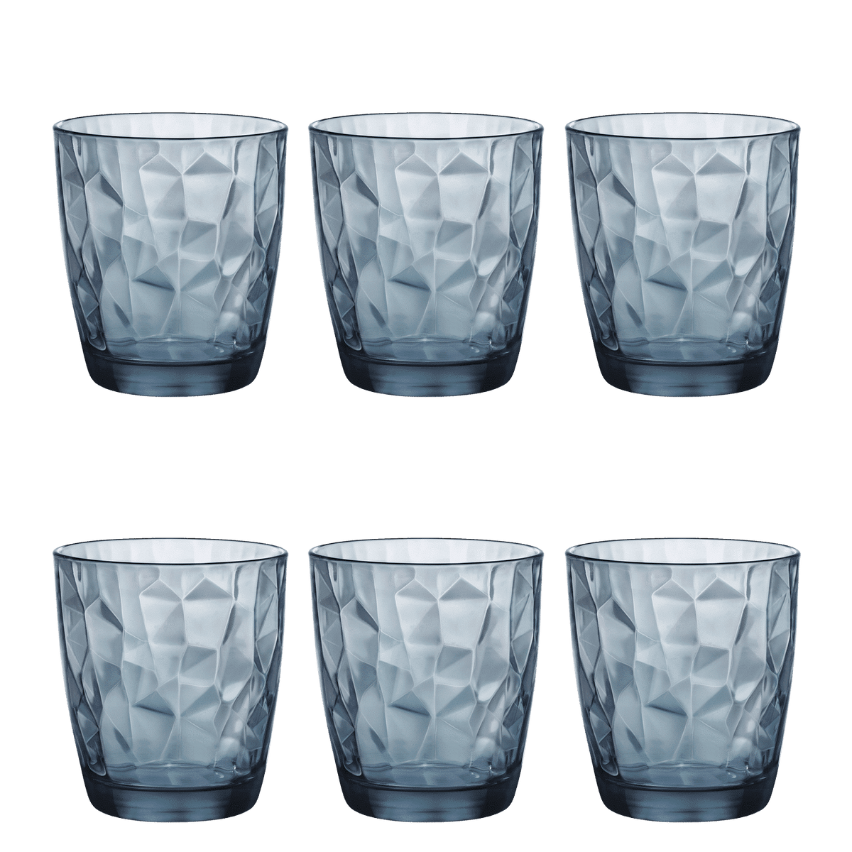 Bormioli Rocco Diamond Tumbler 30 Cl Blauw - 6 Stuks - Glazen.nl