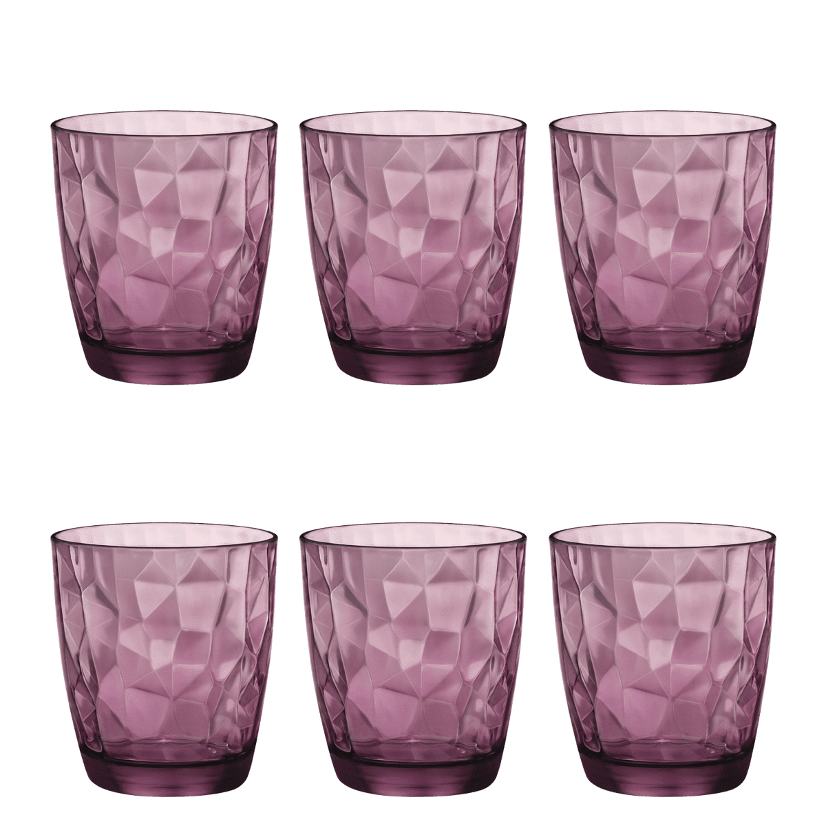 Bormioli Rocco Diamond Tumbler 30 Cl Paars - 6 Stuks - Glazen.nl