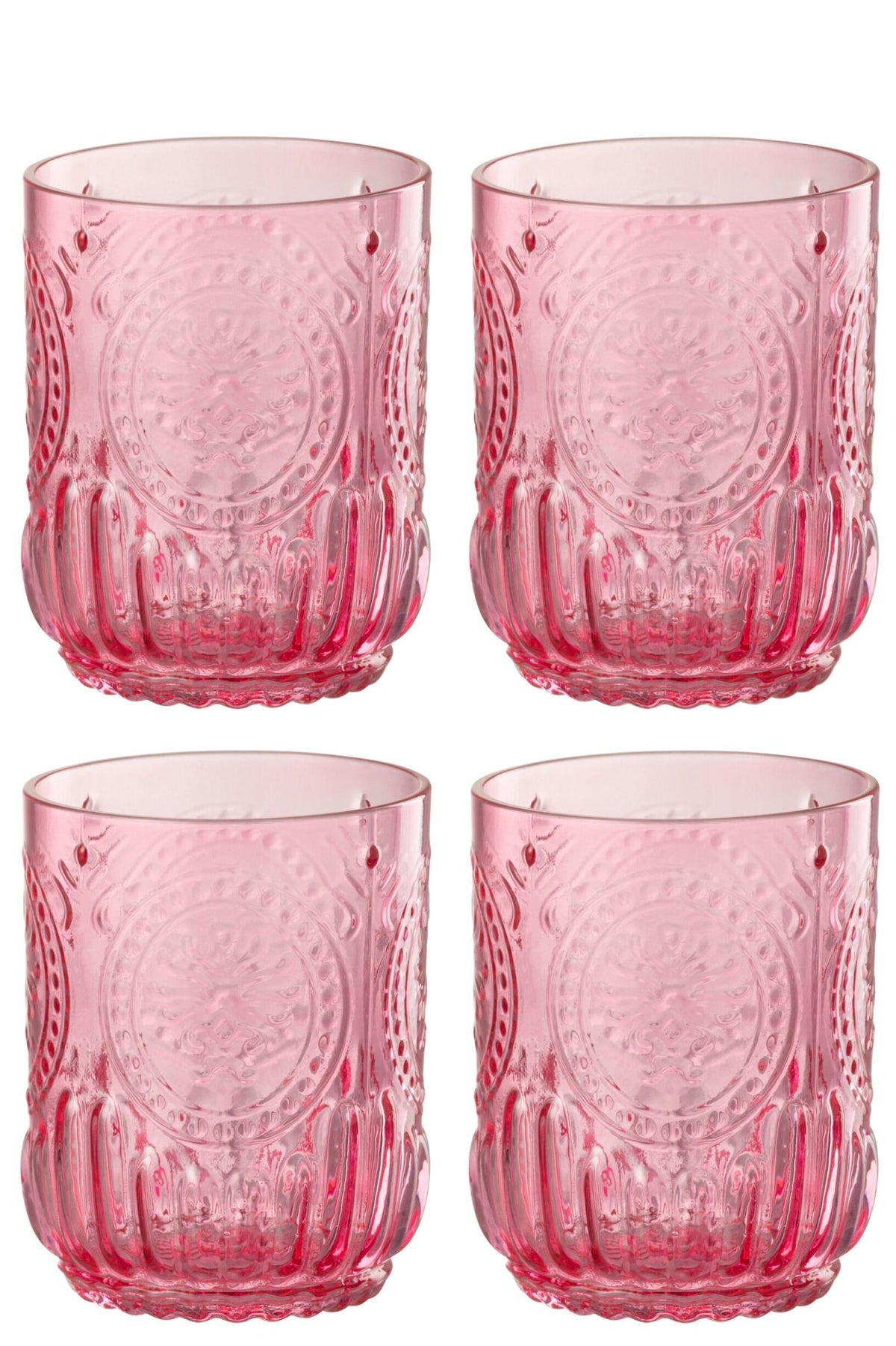 J-Line Maya-vandglas 32 cl fuchsia – 4 stk.