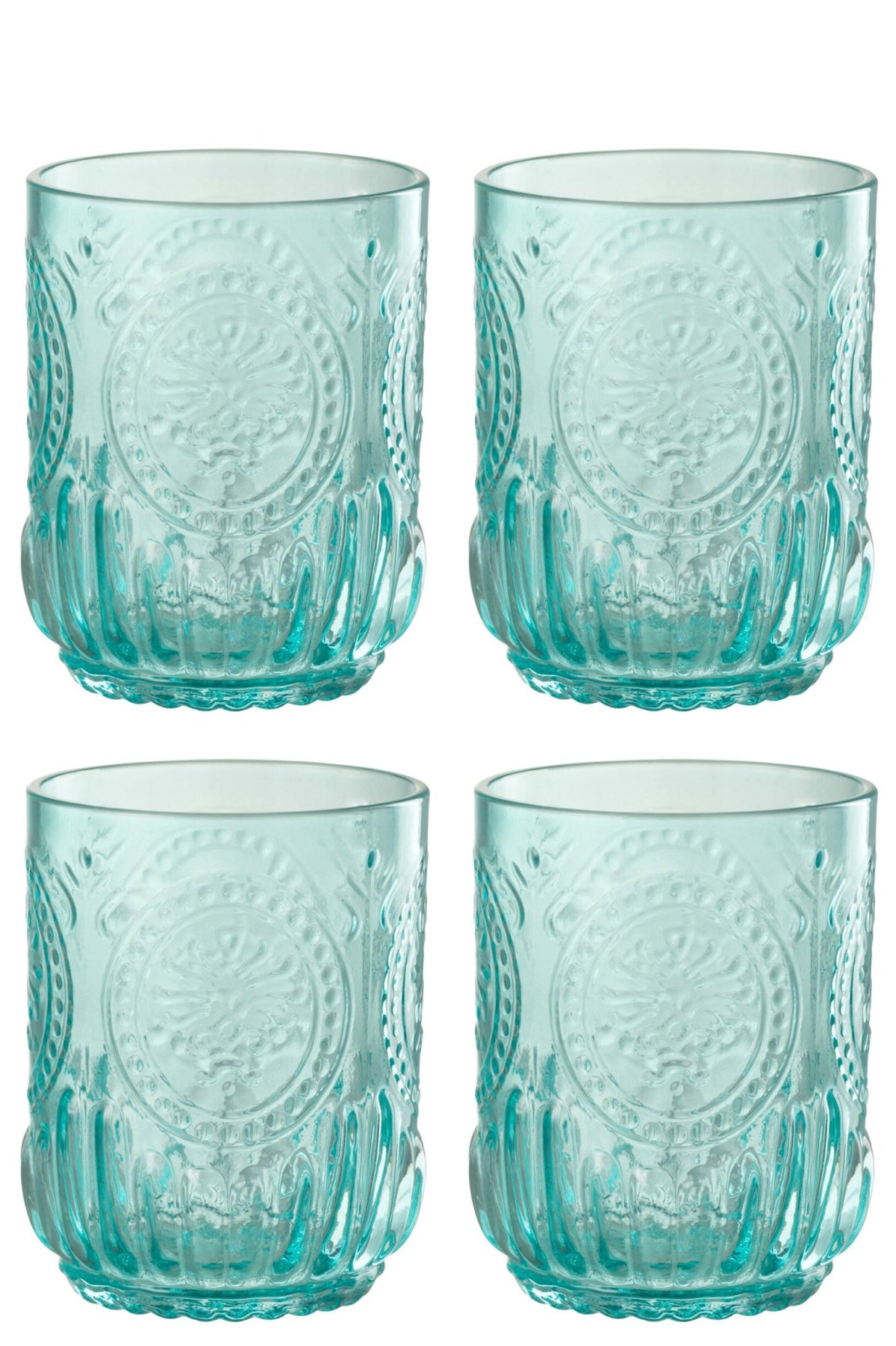 J-Line Maya-vandglas 32 cl turkis – 4 stk.