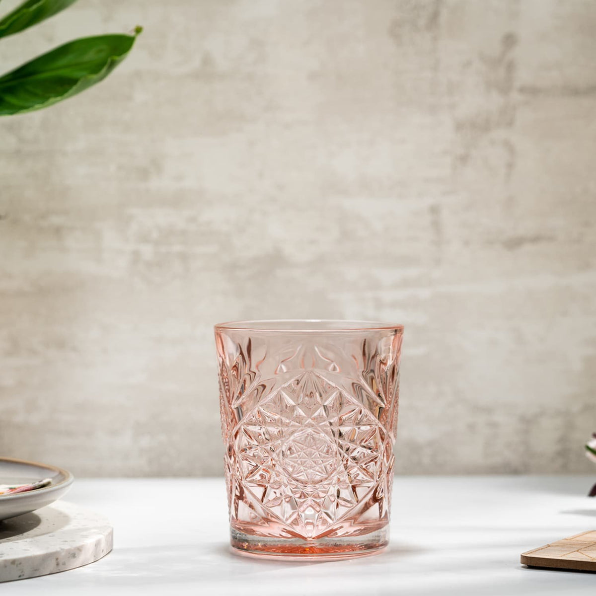 Onis Hobstar / ICON Tumbler 35 cl Licht Roze - 6 Stuks - Glazen.nl