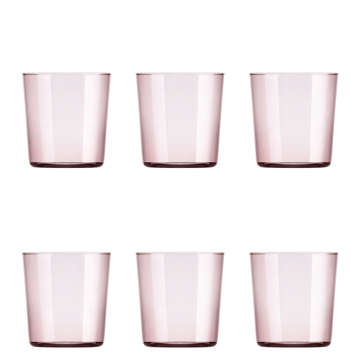 Onis Cidra Tumbler 37 Cl Roze - 6 Stuks - Glazen.nl