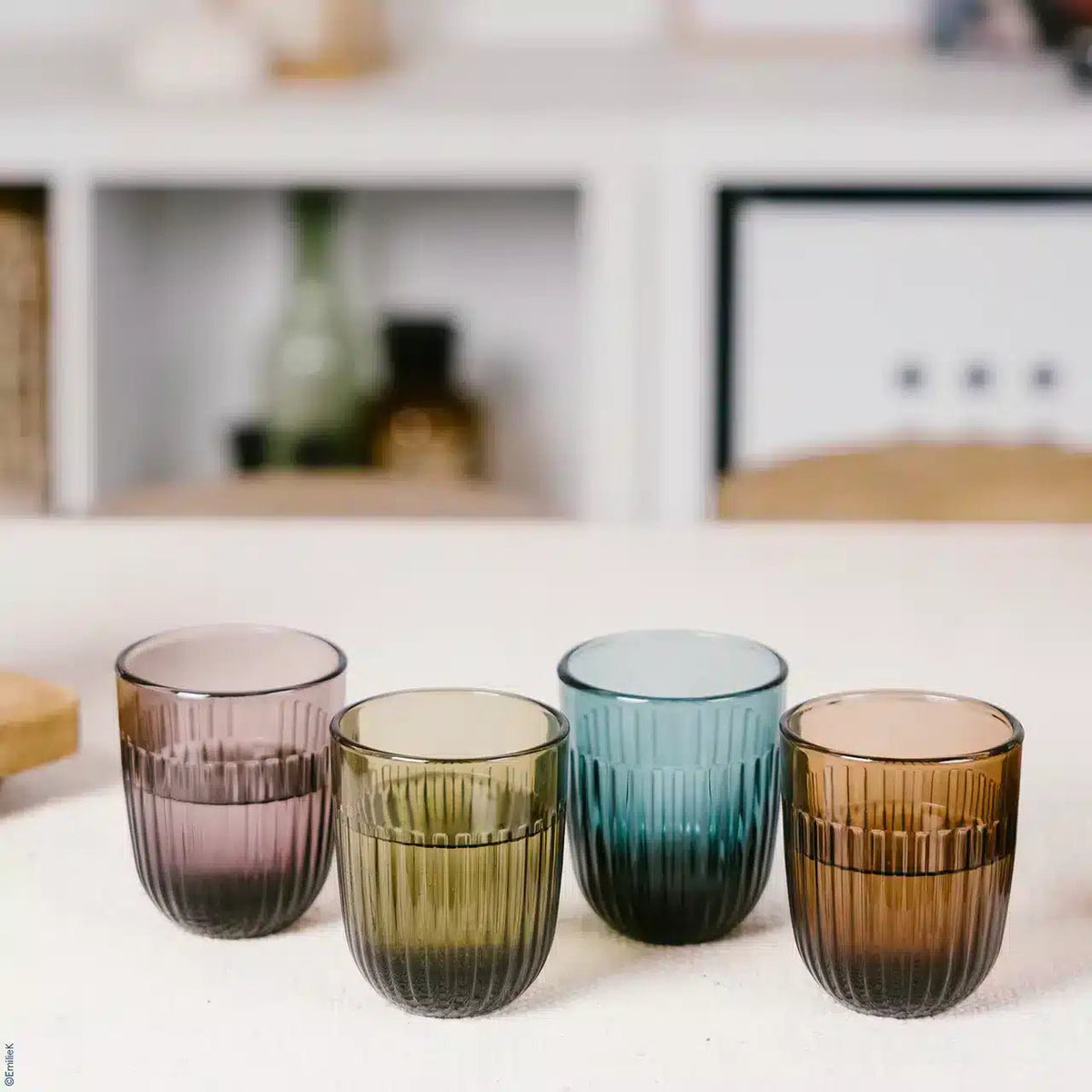 La Rochère Ouessant Tumbler 29 Cl Blauw - 6 Stuks - Glazen.nl