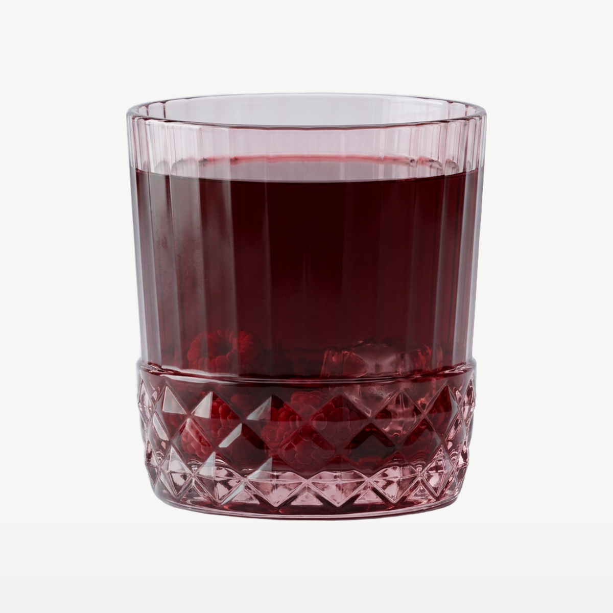 Bormioli Rocco America'20S Tumbler 37 Cl Roze - 6 Stuks - Glazen.nl