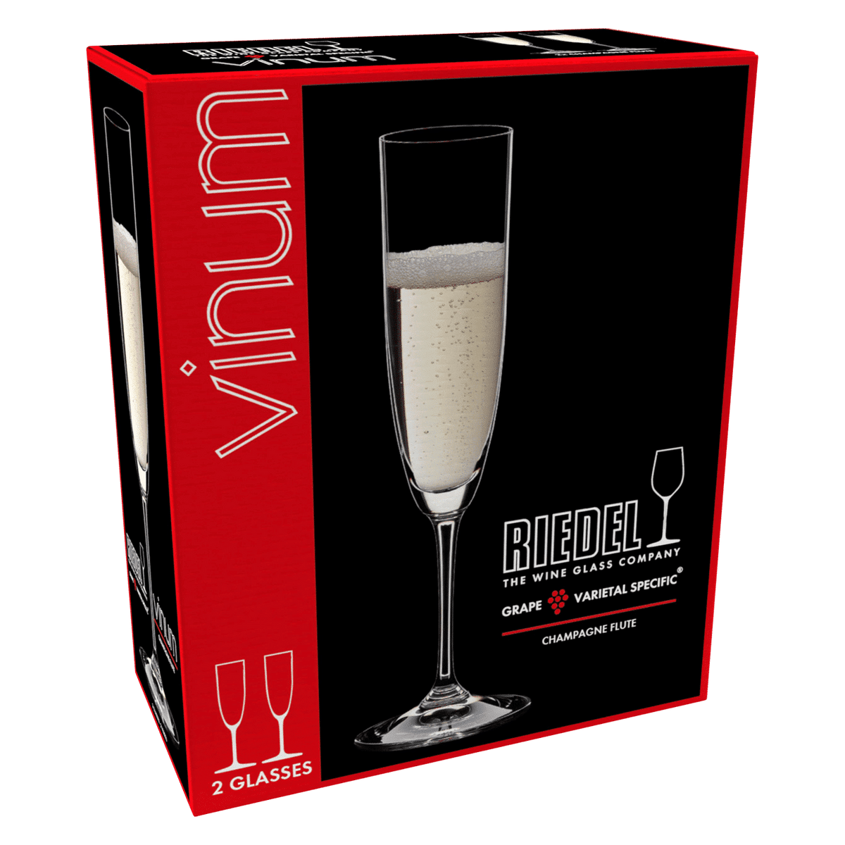 Riedel Vinum Champagneglas / Flute 16,2 Cl - 2 Stuks - Glazen.nl