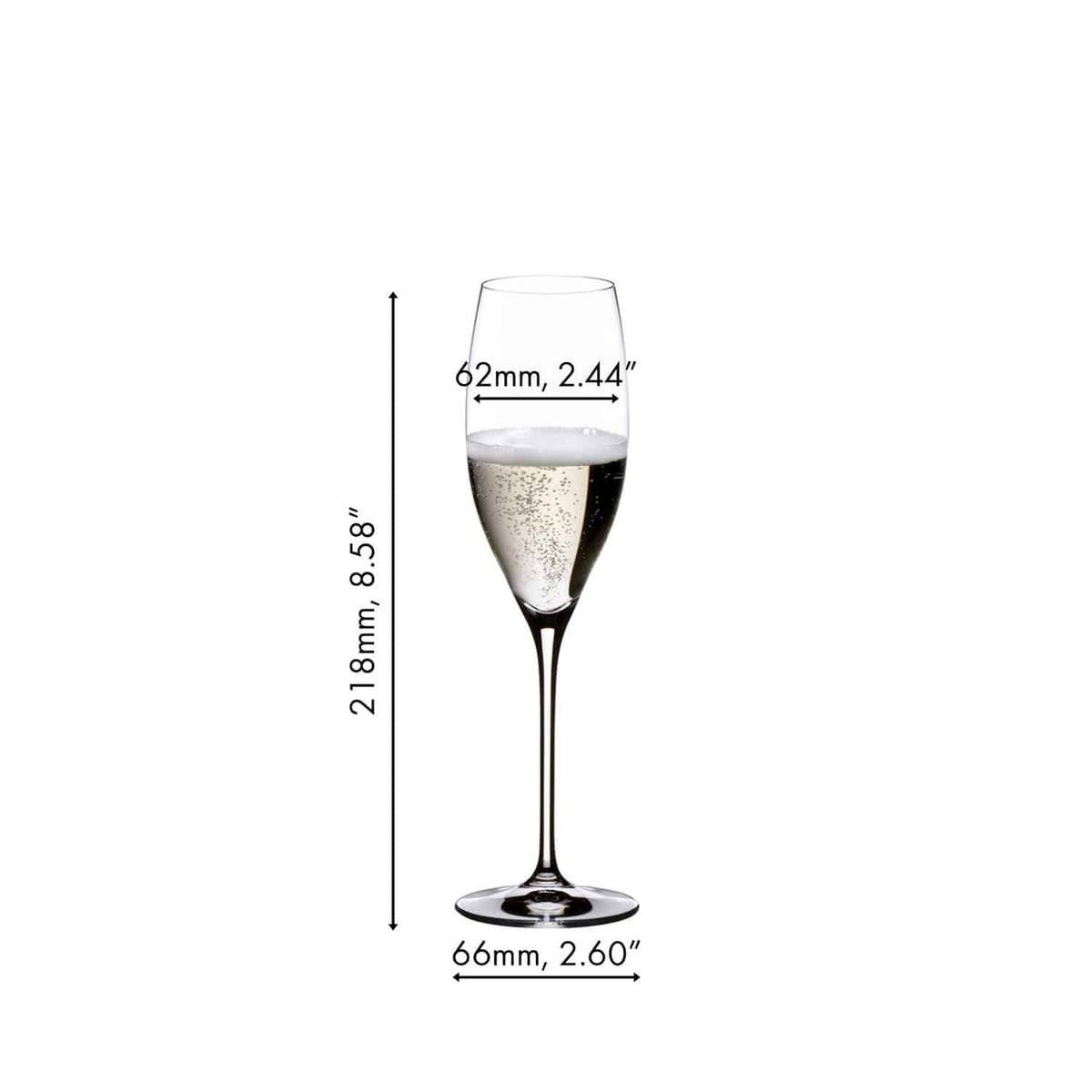 Riedel Vinum Champagneglas / Flute 23 Cl Cuvée Prestige - 2 Stuks - Glazen.nl