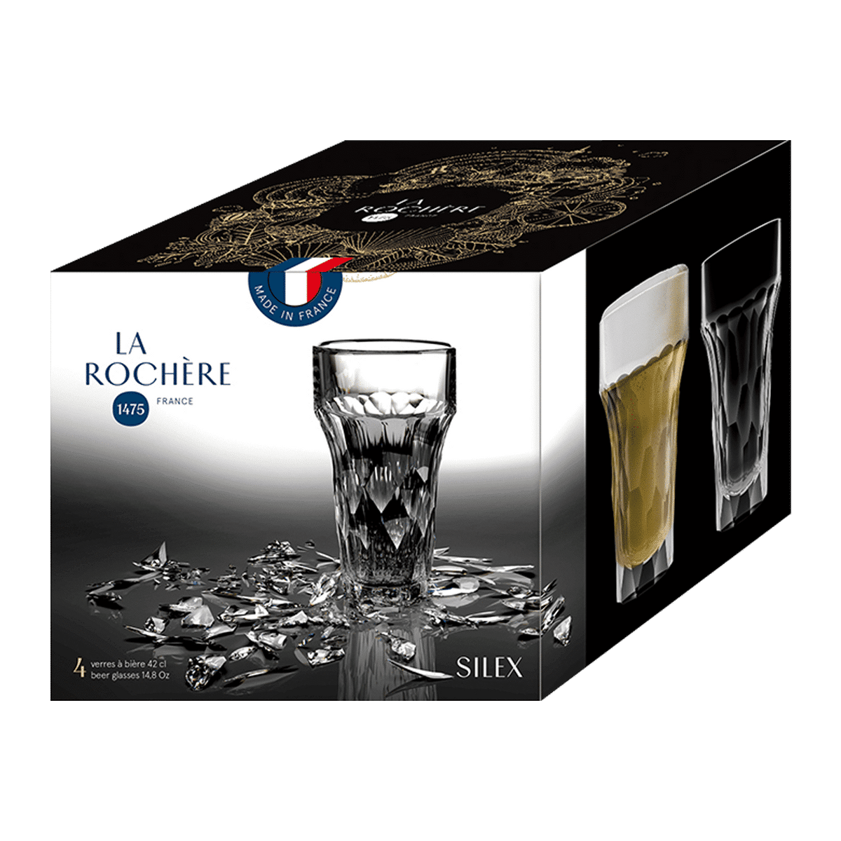 La Rochère Silex Bierglas 42 Cl - 4 Stuks - Glazen.nl