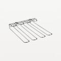 Professionelt bar-glasstativ i krom 30x30 cm