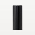 Professionelle genanvendelige sorte sugerør 14 cm – 200 stk.