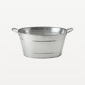 Professionel serveringsbak til bar, galvaniseret, 25 liter, 49 × 37 × 22 cm