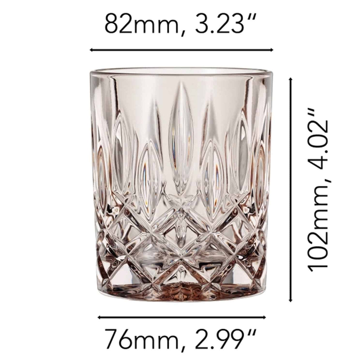 Nachtmann Noblesse Tumbler 29,5 Cl Taupe - 2 Stuks - Glazen.nl