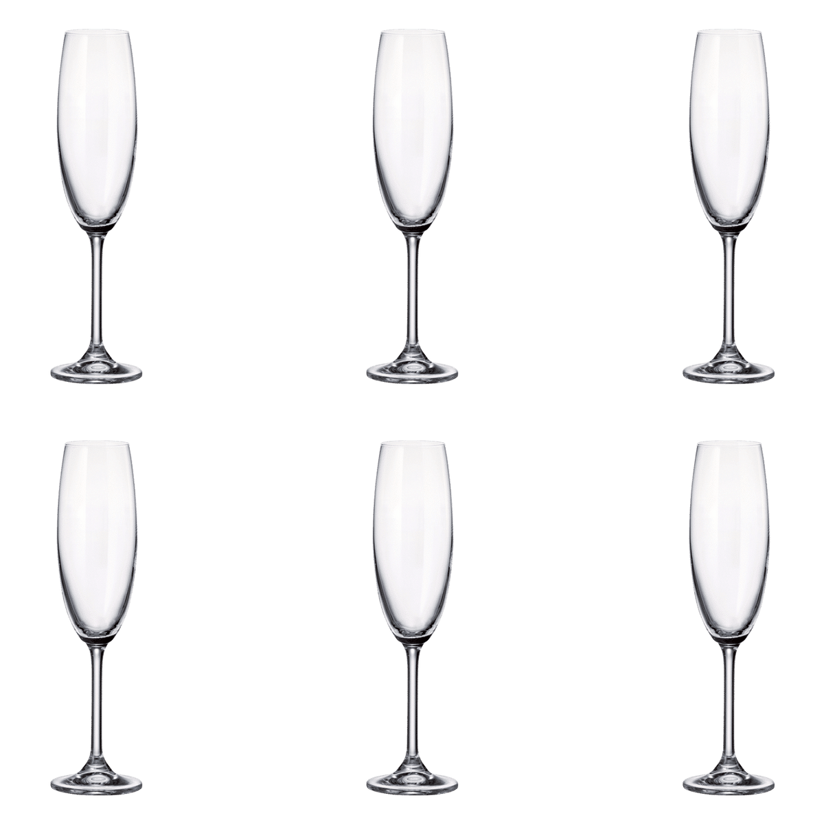 Bohemia Colibri Champagneglas / Flute 22 Cl - 6 Stuks - Glazen.nl