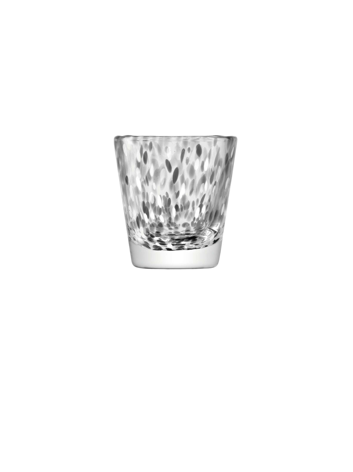 L.S.A. Asher Water Glass 34 Cl Speckled Grey