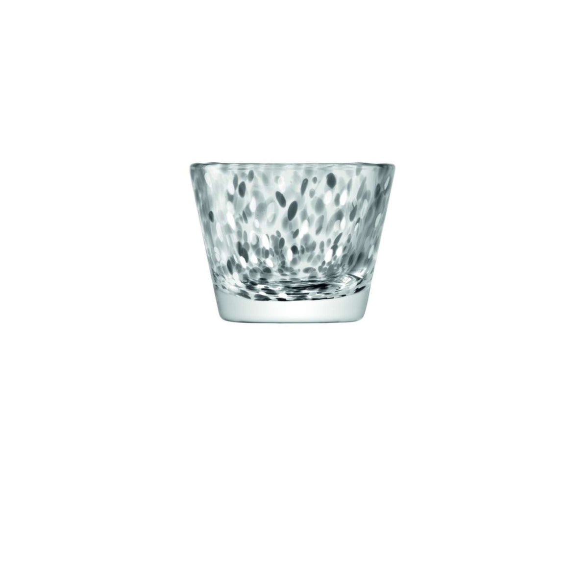 L.S.A. Asher Water Glass 34 Cl Speckled Grey
