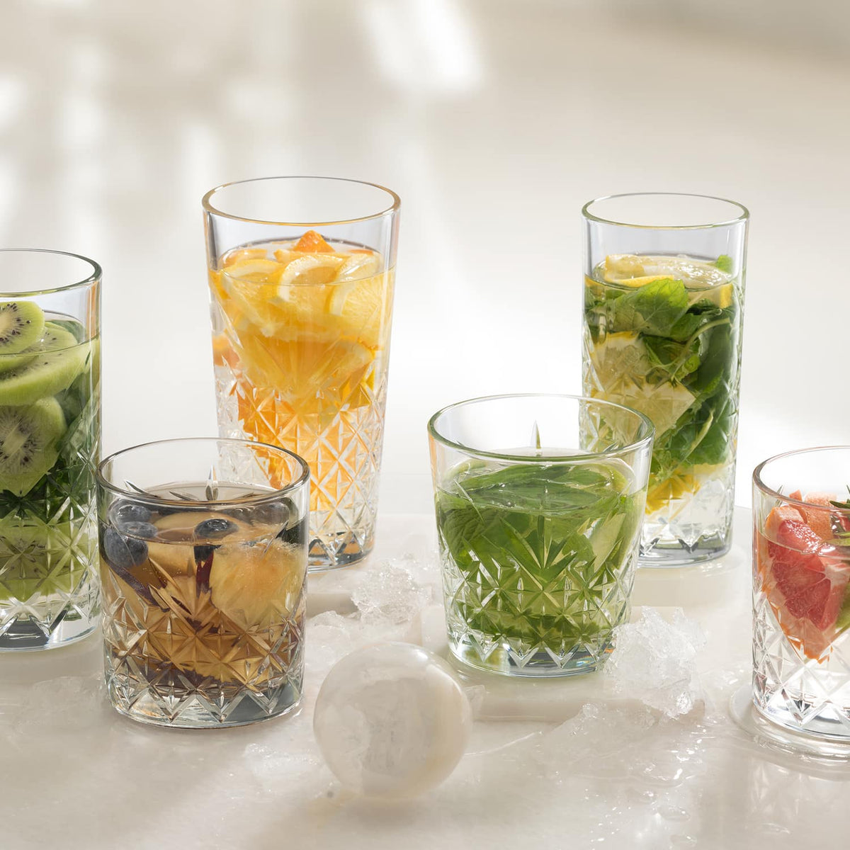 Pasabahce Timeless Longdrinkglas 35,5 Cl Stapelbaar - 6 Stuks - Glazen.nl