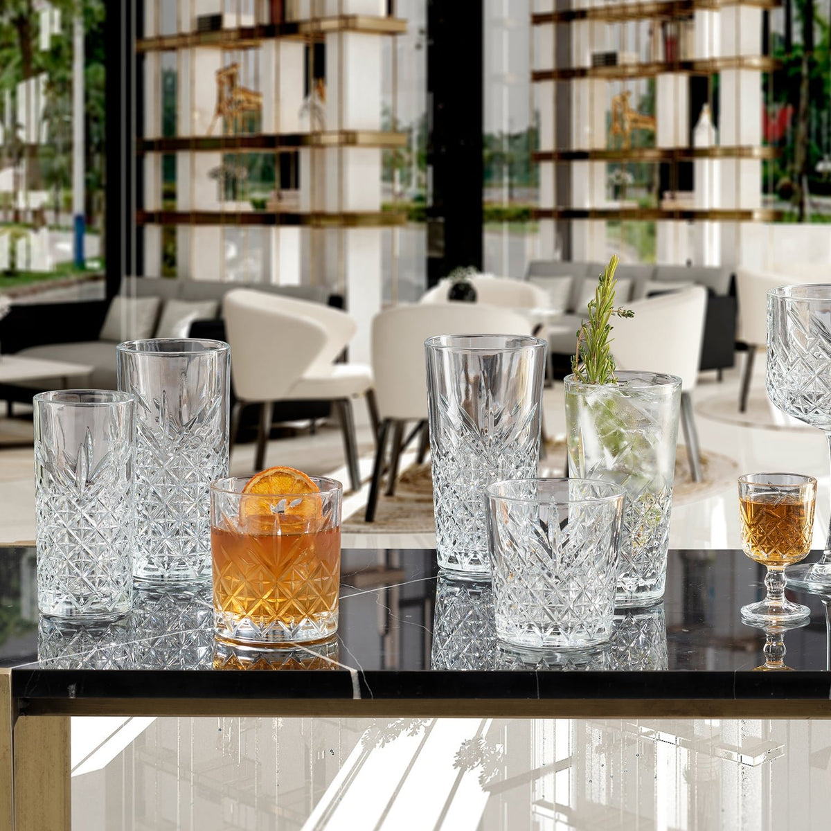 Pasabahce Timeless Tumbler 35,5 Cl Stapelbaar - 6 Stuks - Glazen.nl