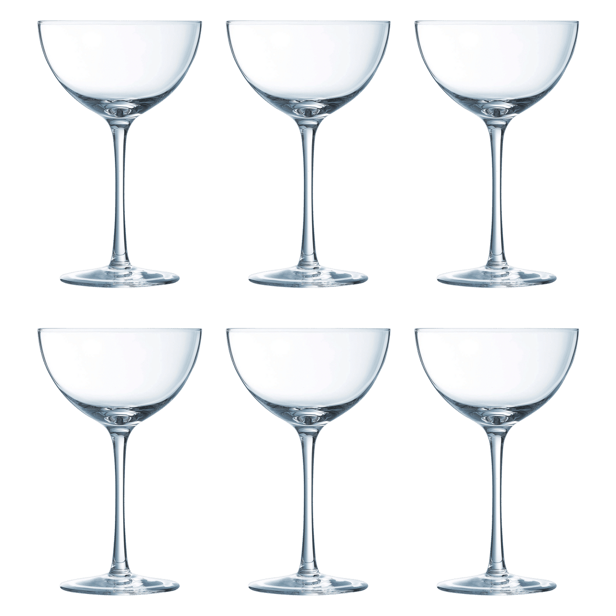 Chef & Sommelier Cocktail Champagneglas / Coupe 21 Cl - 6 Stuks - Glazen.nl