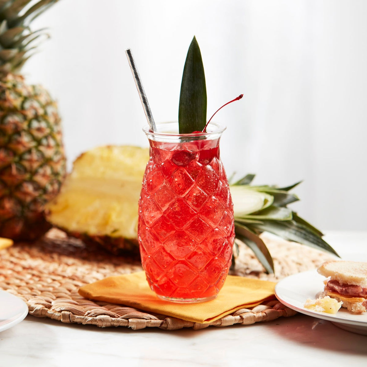 Onis Tiki Longdrinkglas 53 Cl Pineapple - 6 Stuks - Glazen.nl