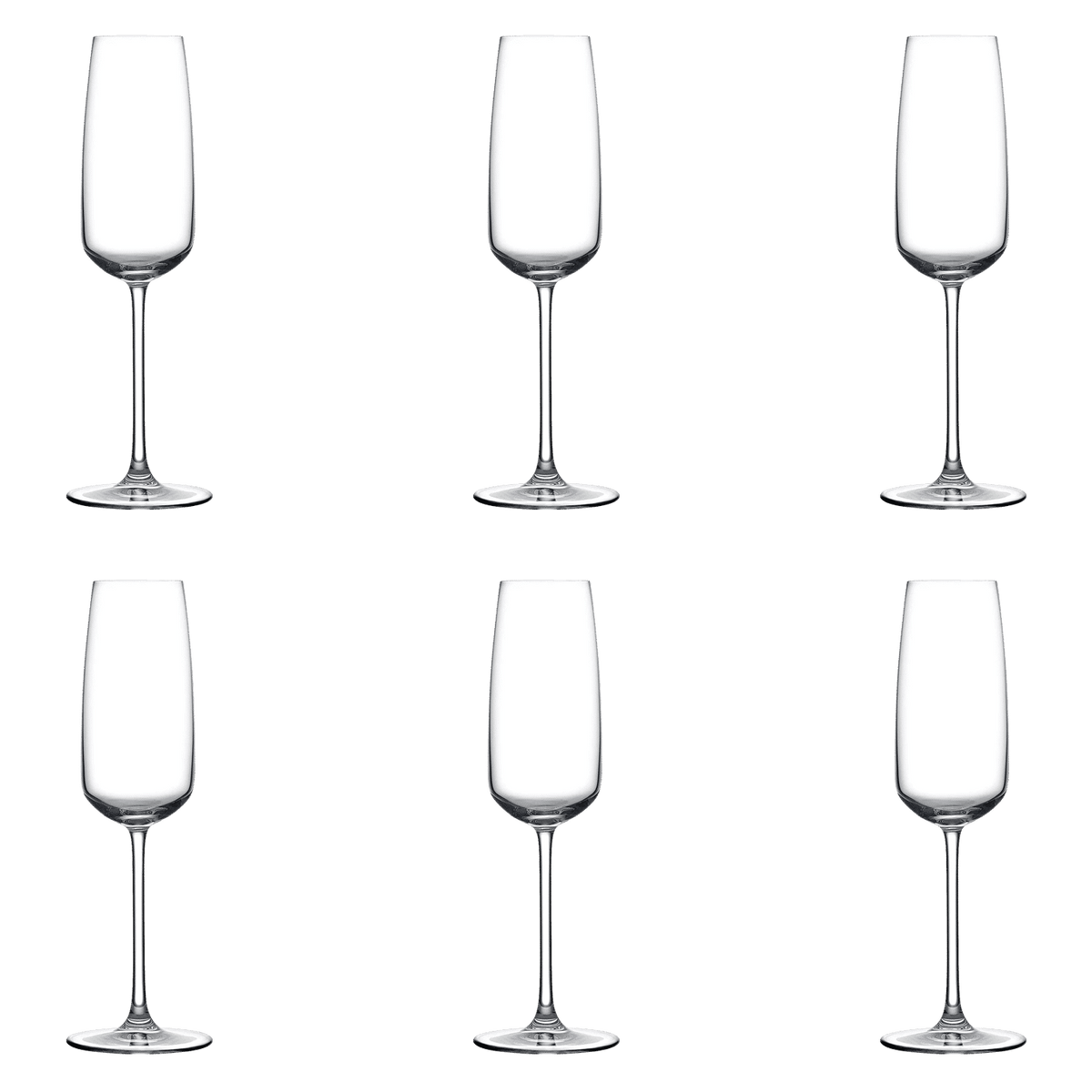 Nude Glass Mirage Champagneglas 24,5 Cl - 6 Stuks - Glazen.nl