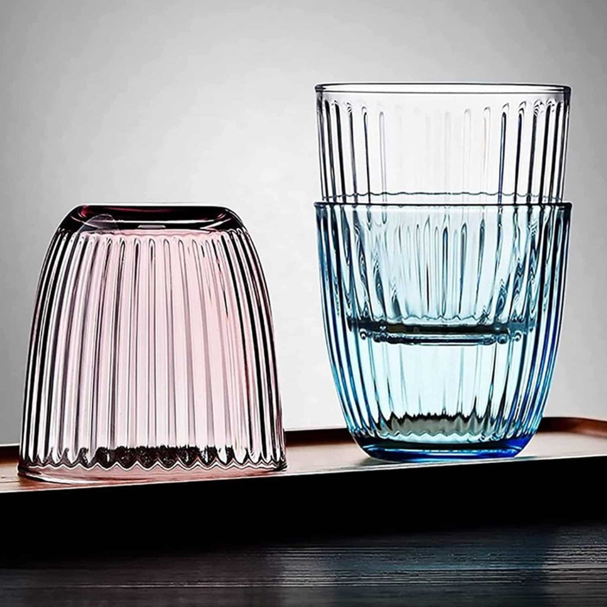 Bormioli Rocco Line Tumbler 29 Cl Roze - 6 Stuks - Glazen.nl
