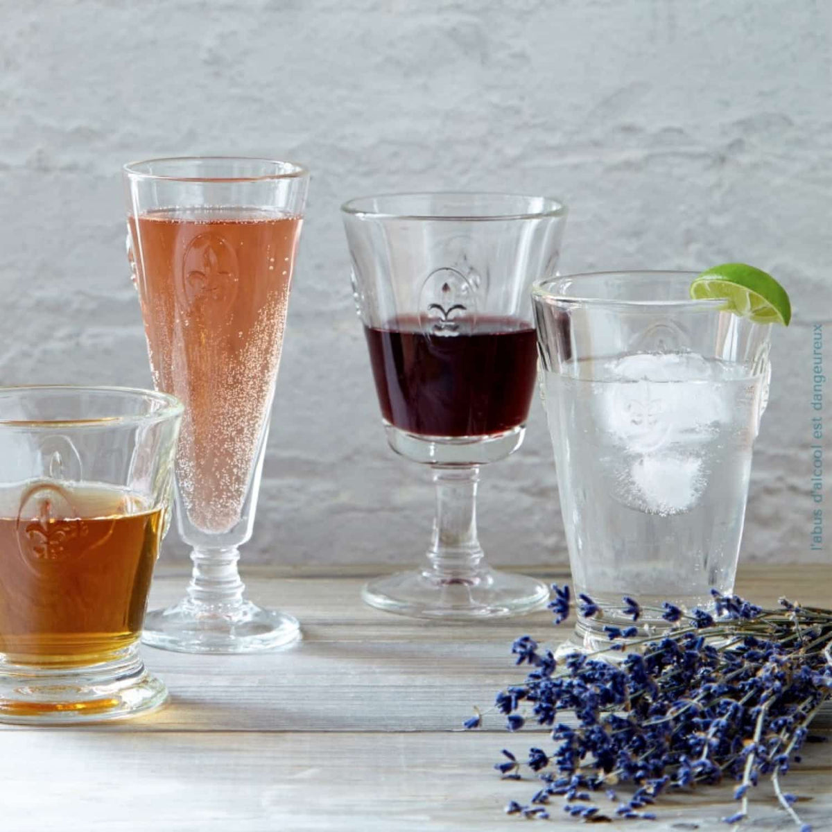 La Rochère Fleur De Lys Longdrinkglas 30 cl - 6 Stuks - Glazen.nl
