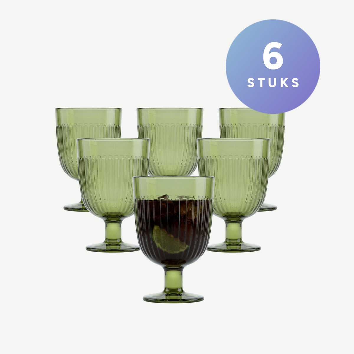 La Rochere Ouessant Olijfgroen 22 Cl, set van 6 stuks