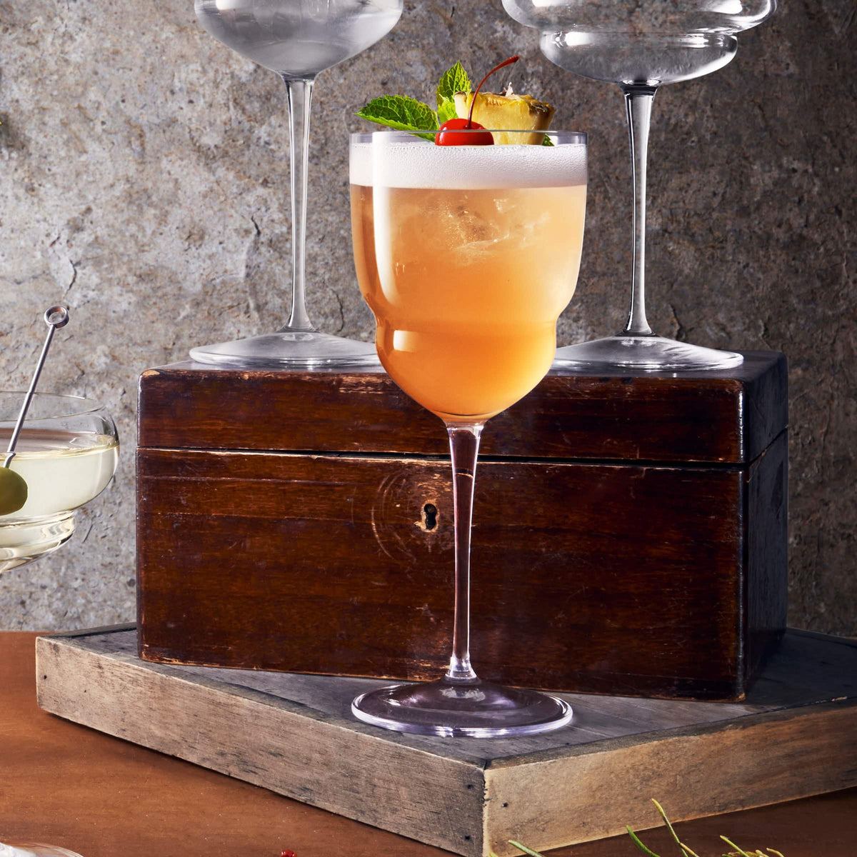 Luigi Bormioli Backdoor 20'S Cocktailglas 32 Cl Barracuda - 6 Stuks - Glazen.nl