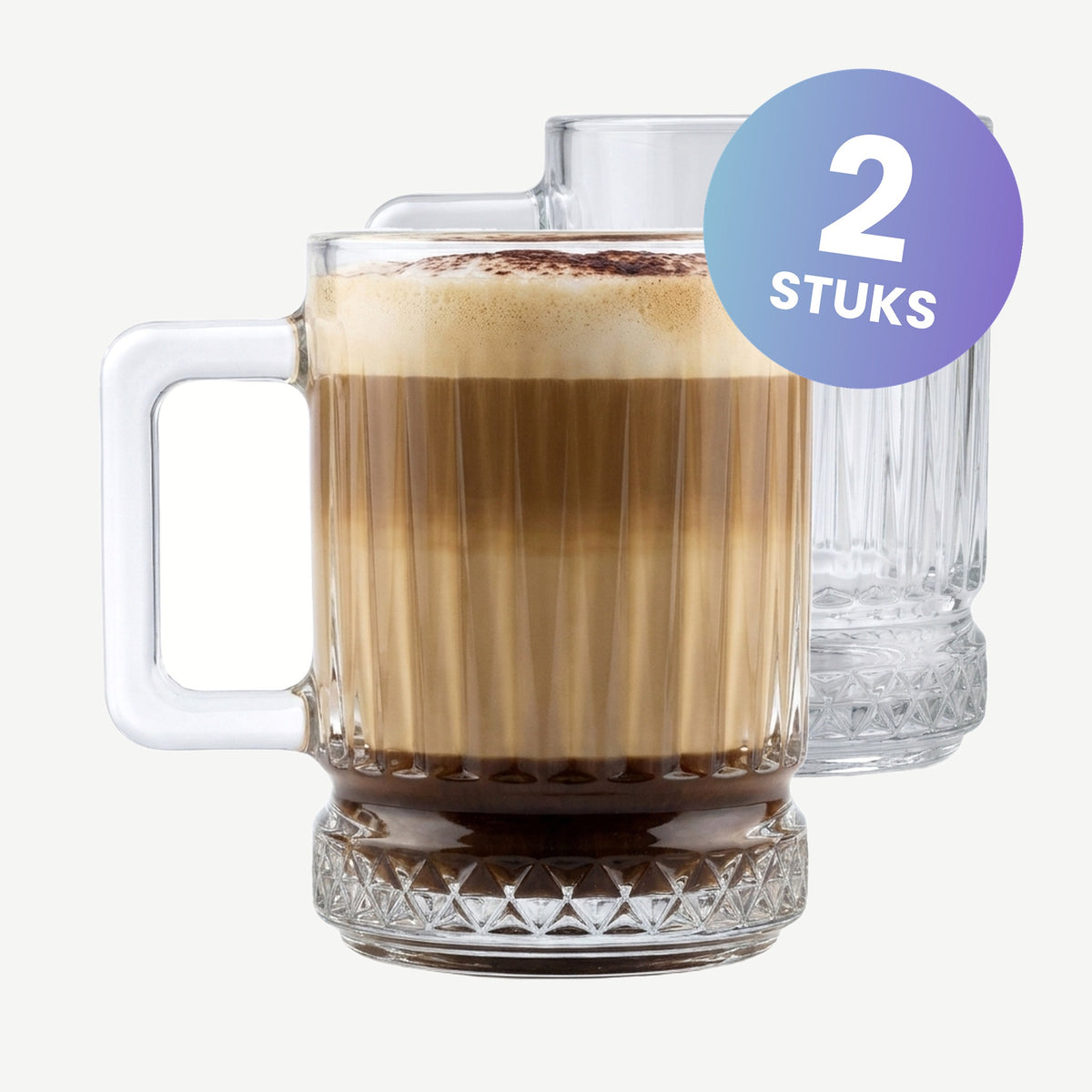 Pasabahce Elysia Theeglas 25 Cl - set van 2 glazen