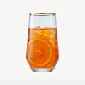 Eclat Ultime-longdrinkglas 40 cl med guldkant – 4 stk.