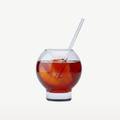 Professionelt cocktailglas til bar med sugerør, 46 cl