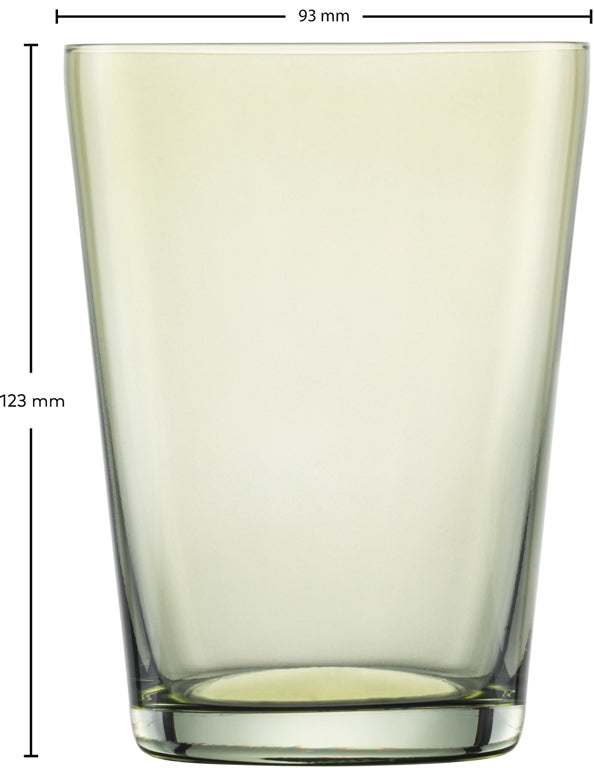 Zwiesel Glas Together-vandglas 54,8 cl olivengrøn – 4 stk.