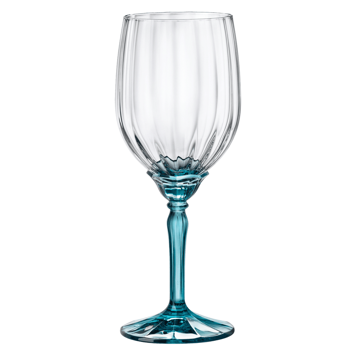 Bormioli Rocco Florian Wijnglas 38 Cl Blauw - 4 Stuks - Glazen.nl