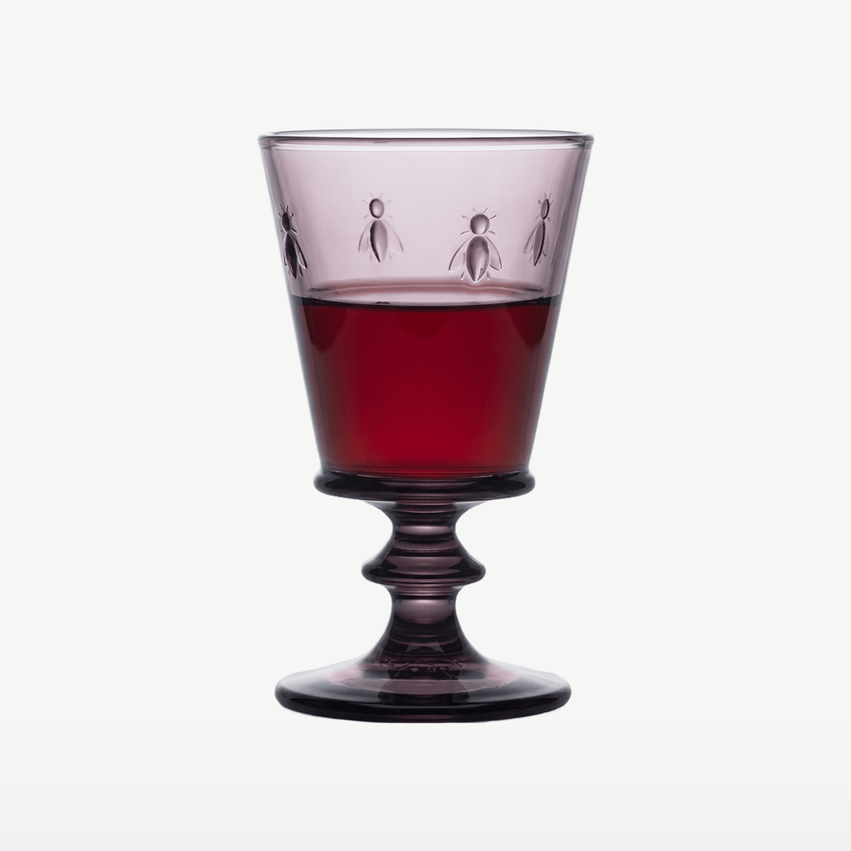 La Rochère Abeille Wijnglas 24 cl Aubergine - 6 Stuks - Glazen.nl