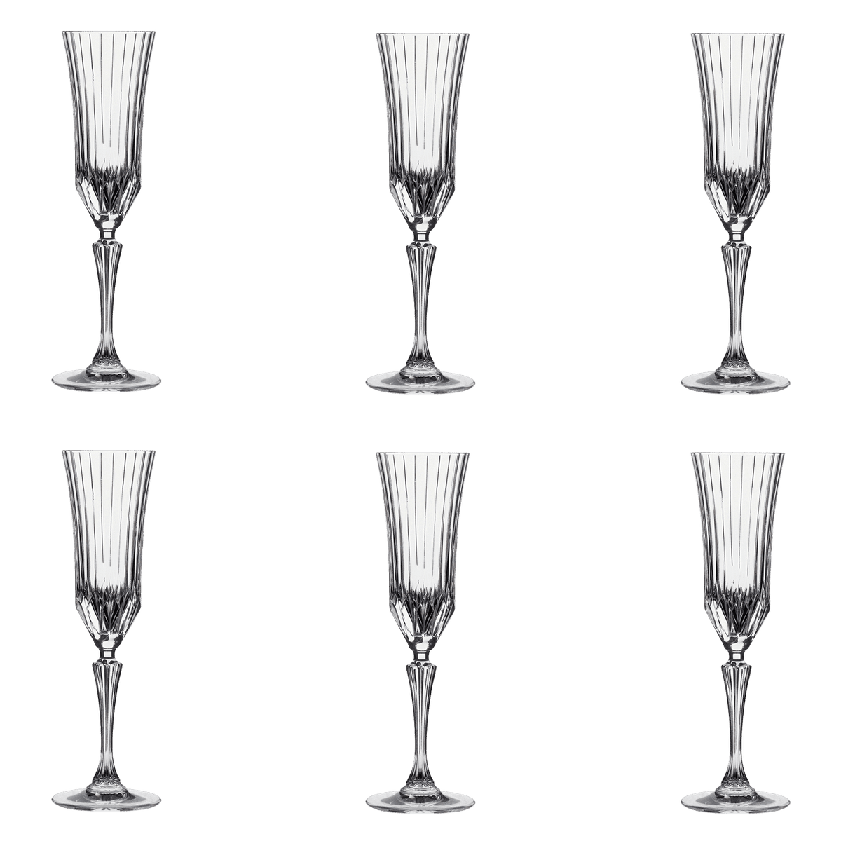 RCR Adagio Champagne Flute 18 Cl - 6 Stuks - Glazen.nl
