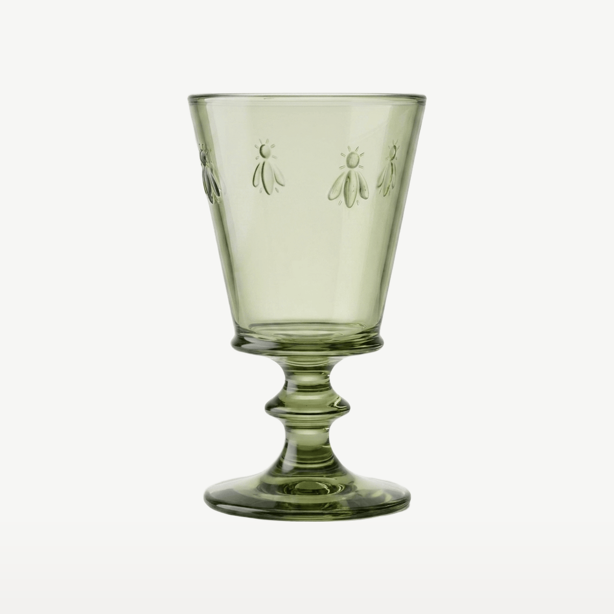 La Rochère Abeille Wijnglas 24 cl Olijfgroen - 6 Stuks - Glazen.nl