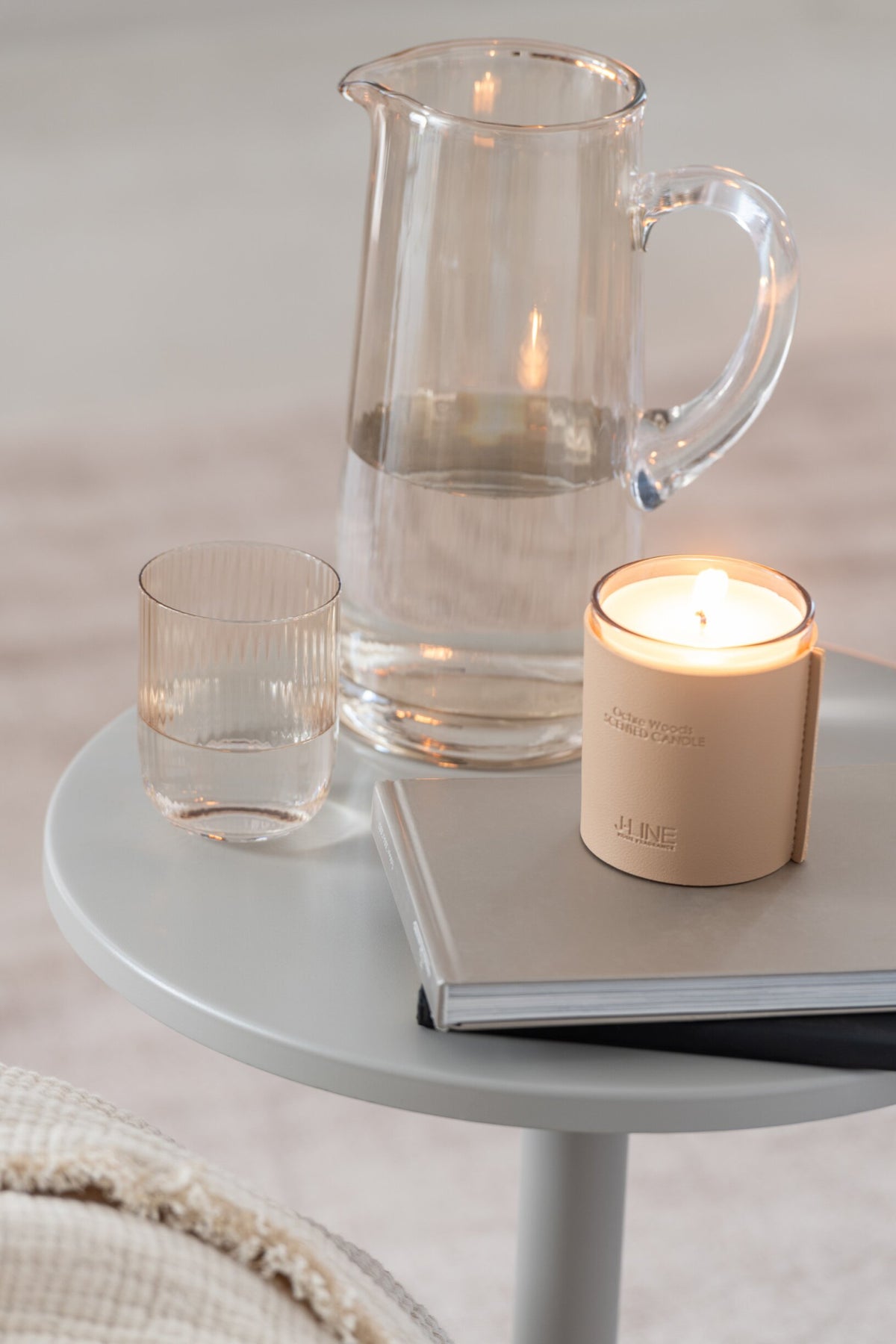 J-Line Kyle Water Glass 26 cl Amber