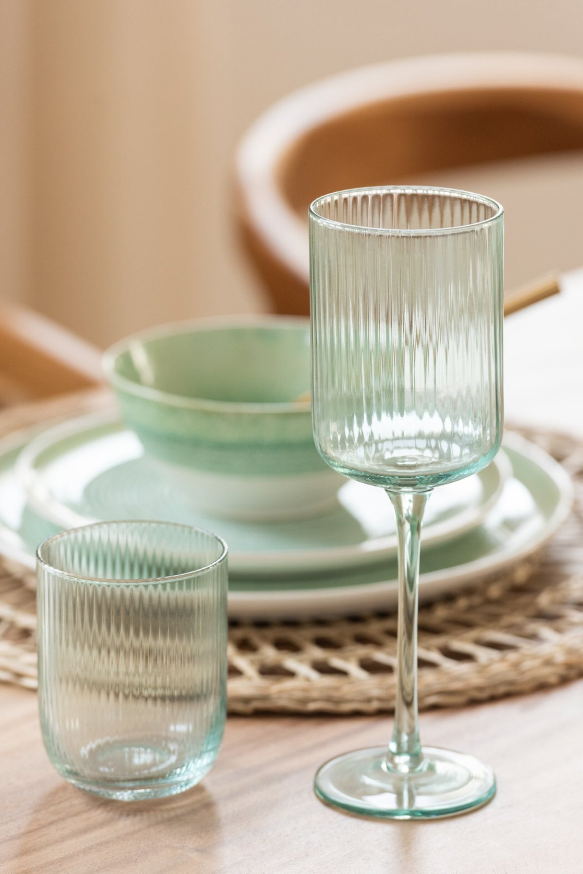 J-Line Kyle Water Glass 26 cl Mint