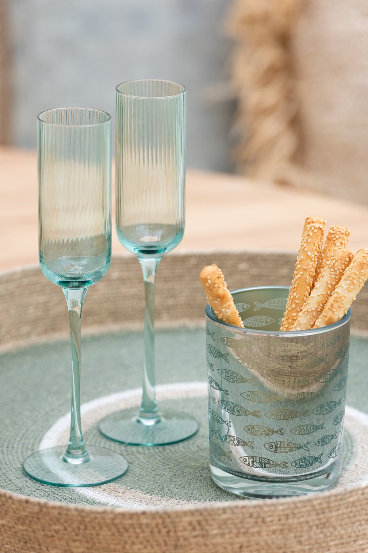 J-Line Louise Champagne Glass 18 Cl Mint