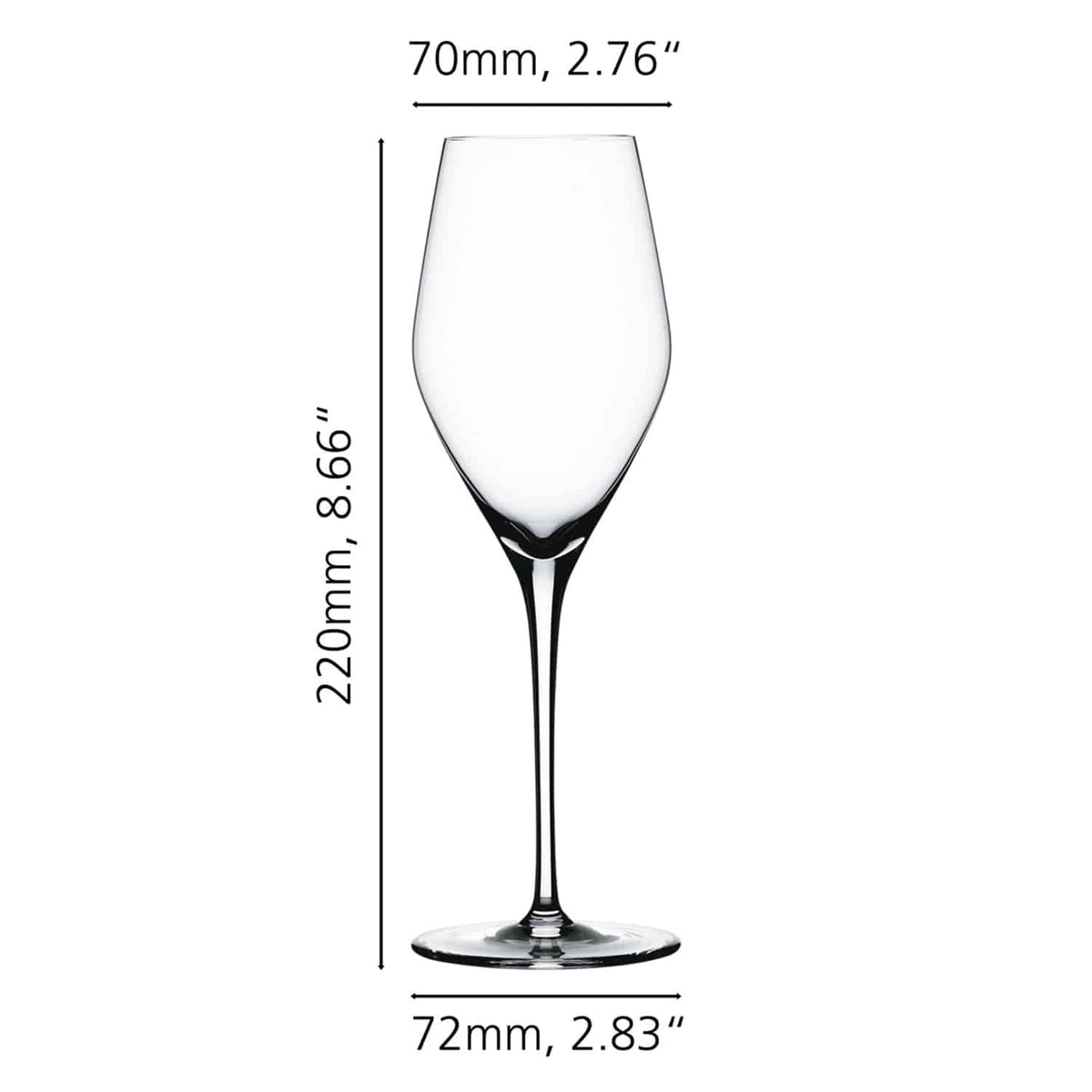 Spiegelau Authentis Champagneglas / Flute 27 Cl - 12 Stuks - Glazen.nl
