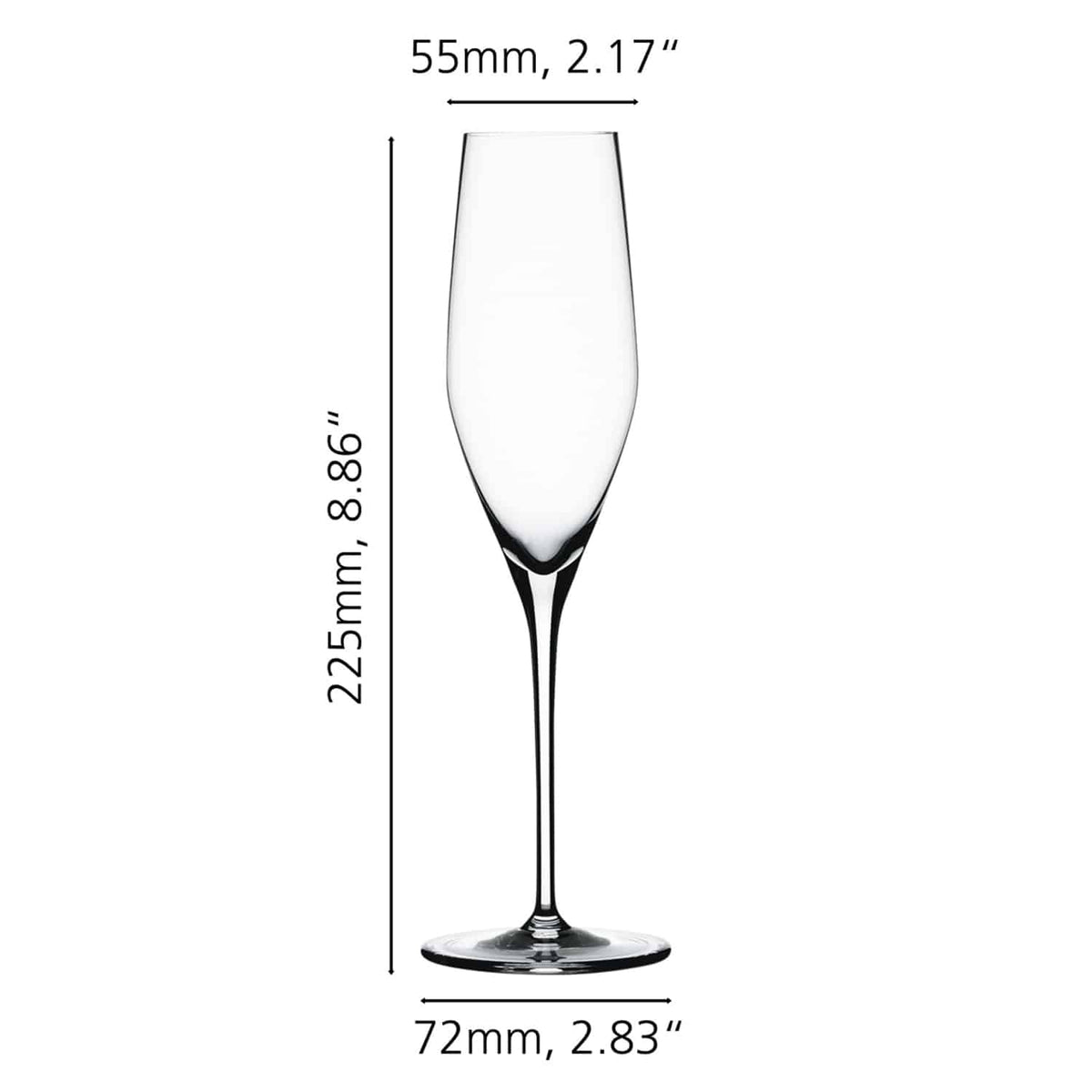 Spiegelau Authentis Champagneglas / Flute 19 Cl - 12 Stuks - Glazen.nl