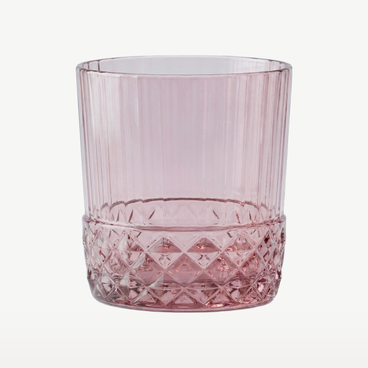 Bormioli Rocco America'20S Tumbler 37 Cl Roze - 6 Stuks - leeg - Glazen.nl