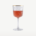 Pasabahce Timeless vinglas 33 cl med guldkant – 4 stk.