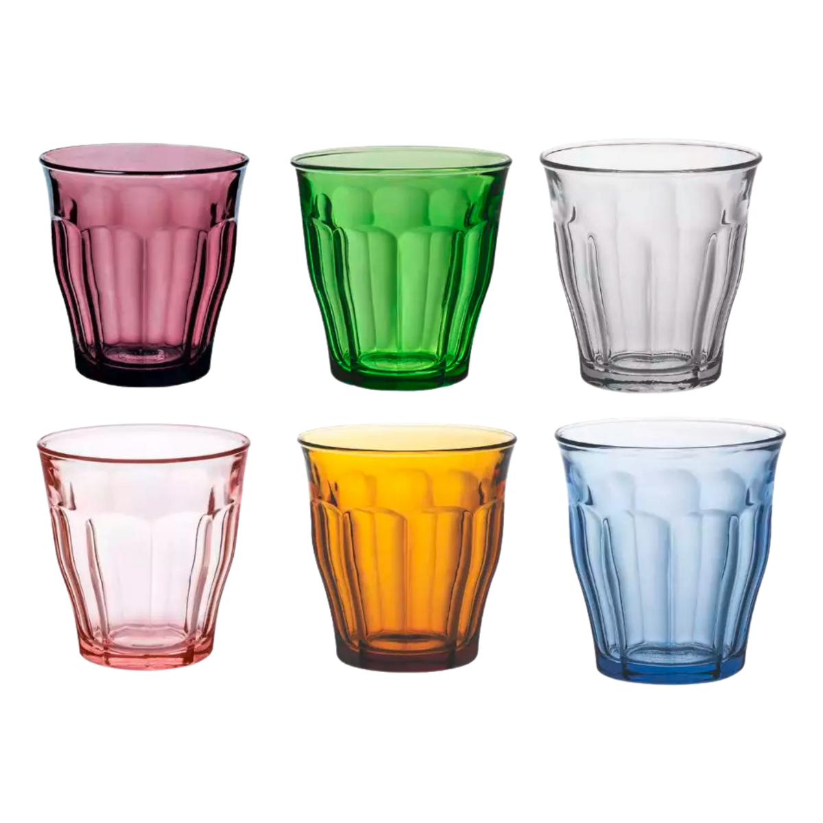 Duralex Picardie Tumbler 25 Cl Assorti - 6 Stuks - Glazen.nl