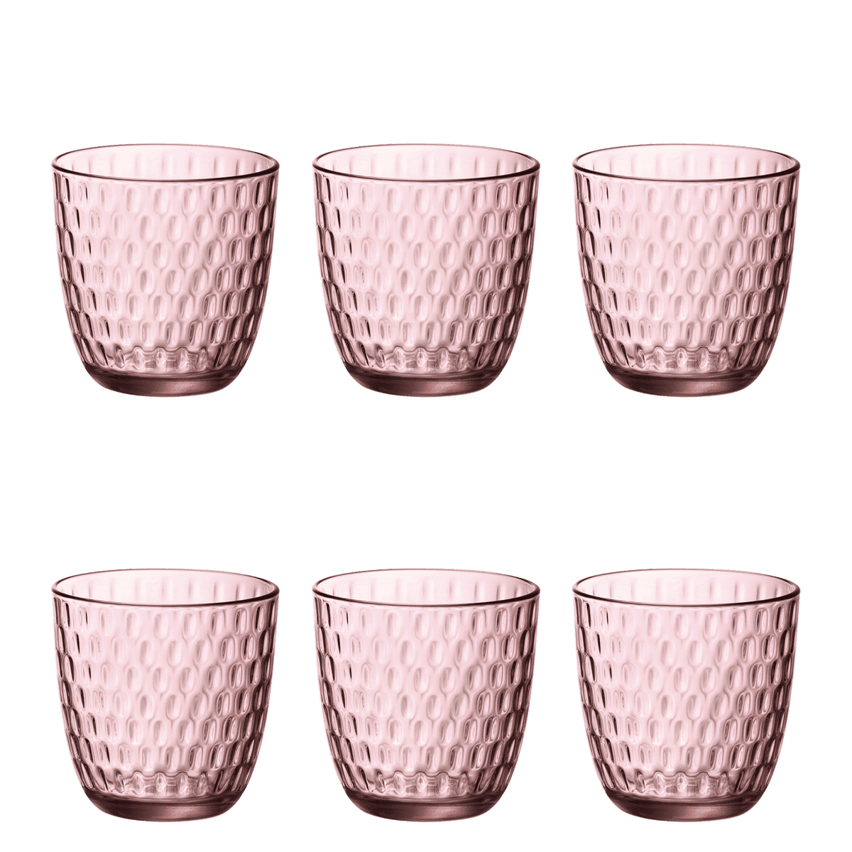 Bormioli Rocco Slot Tumbler 29 Cl Roze - 6 Stuks - Glazen.nl